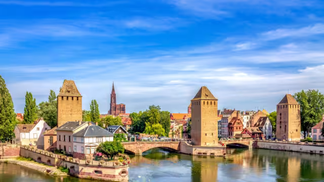 Old city of Strasburg, France