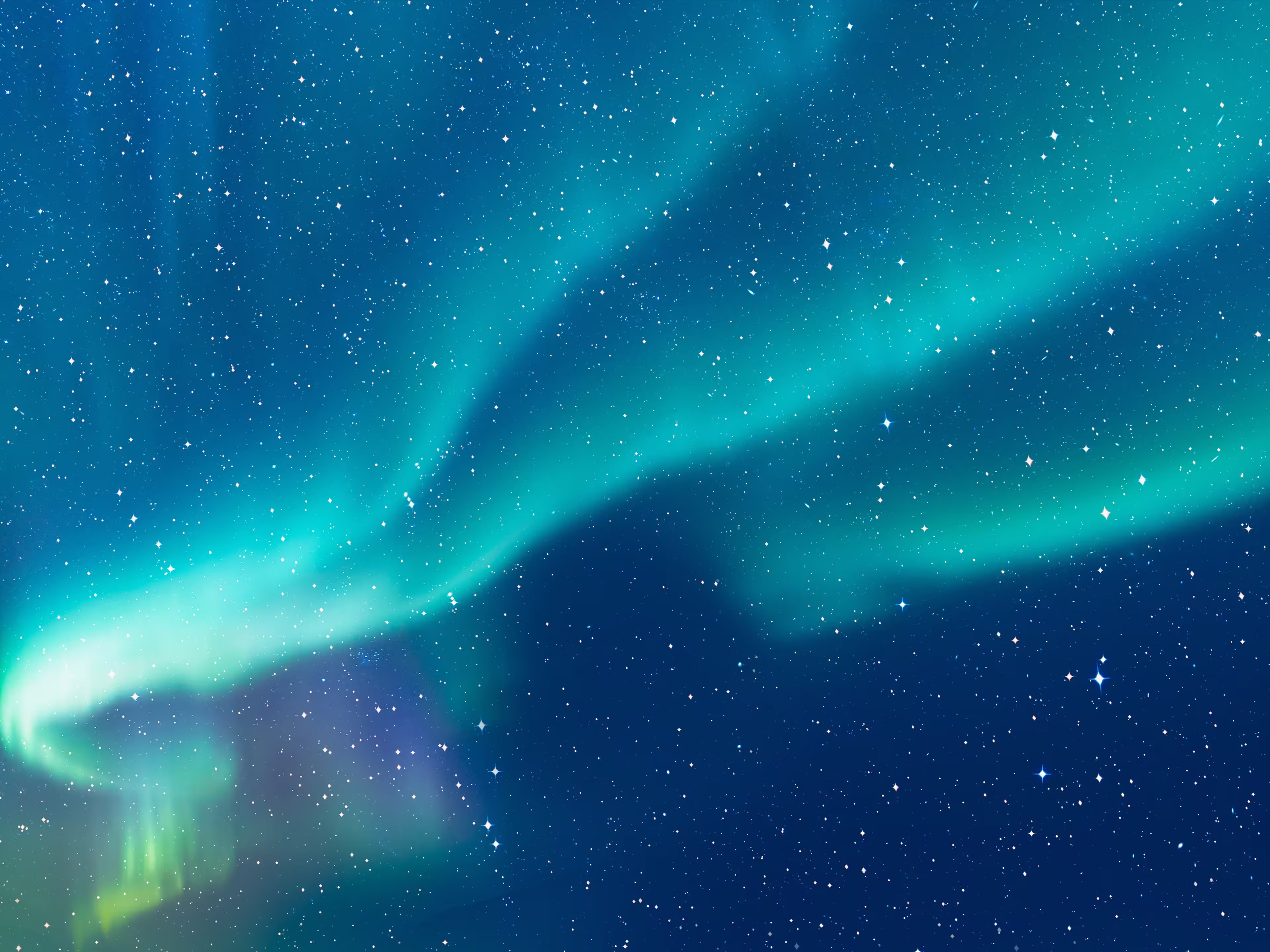 Northern lights or Aurora borealis in the sky - Tromso, Norway