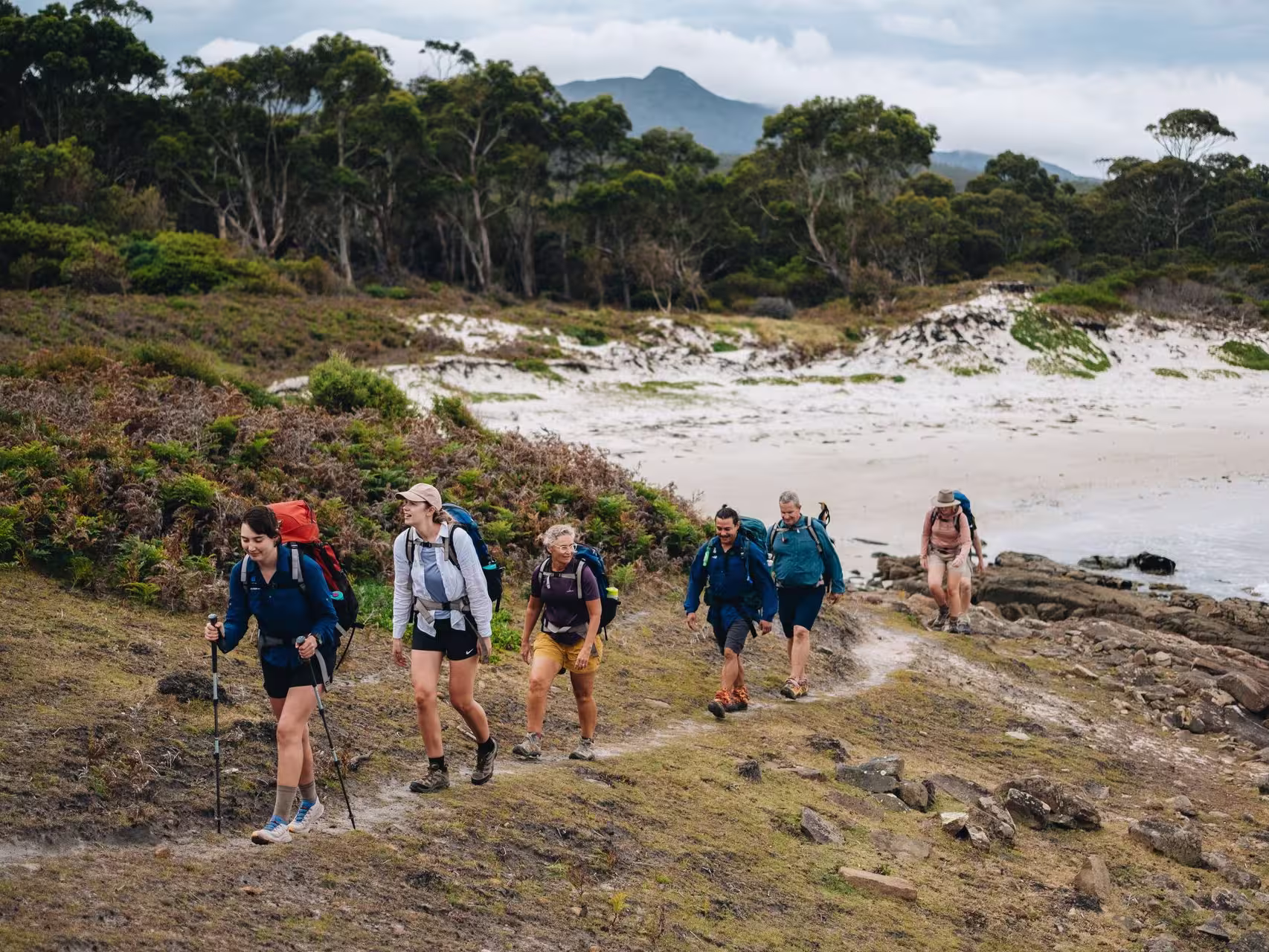 Walking the natural wilderness of Maria Island with your guide