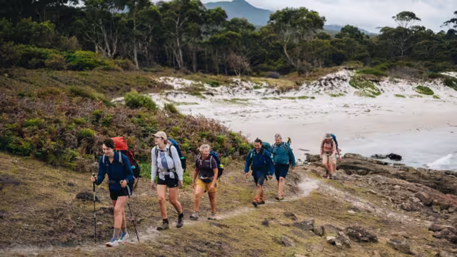 Walking the natural wilderness of Maria Island with your guide