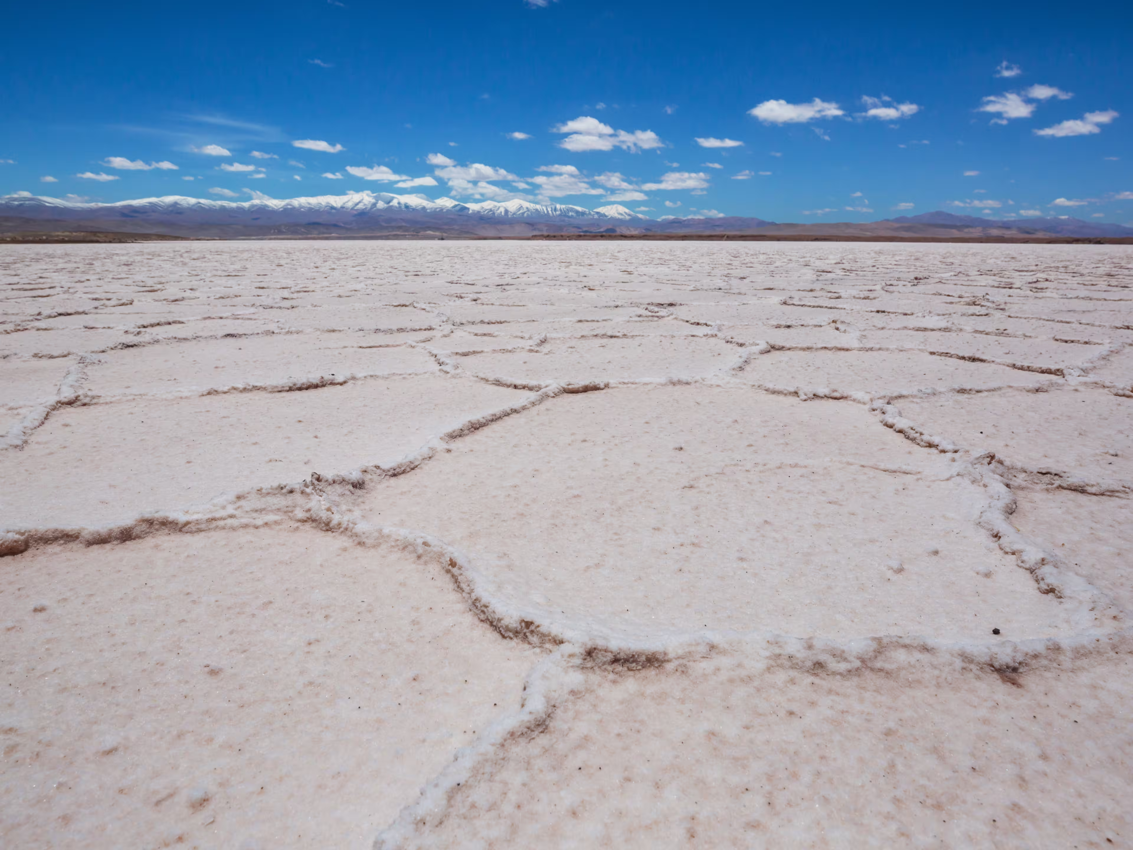 Salt desert in the Jujuy Province, Argentina