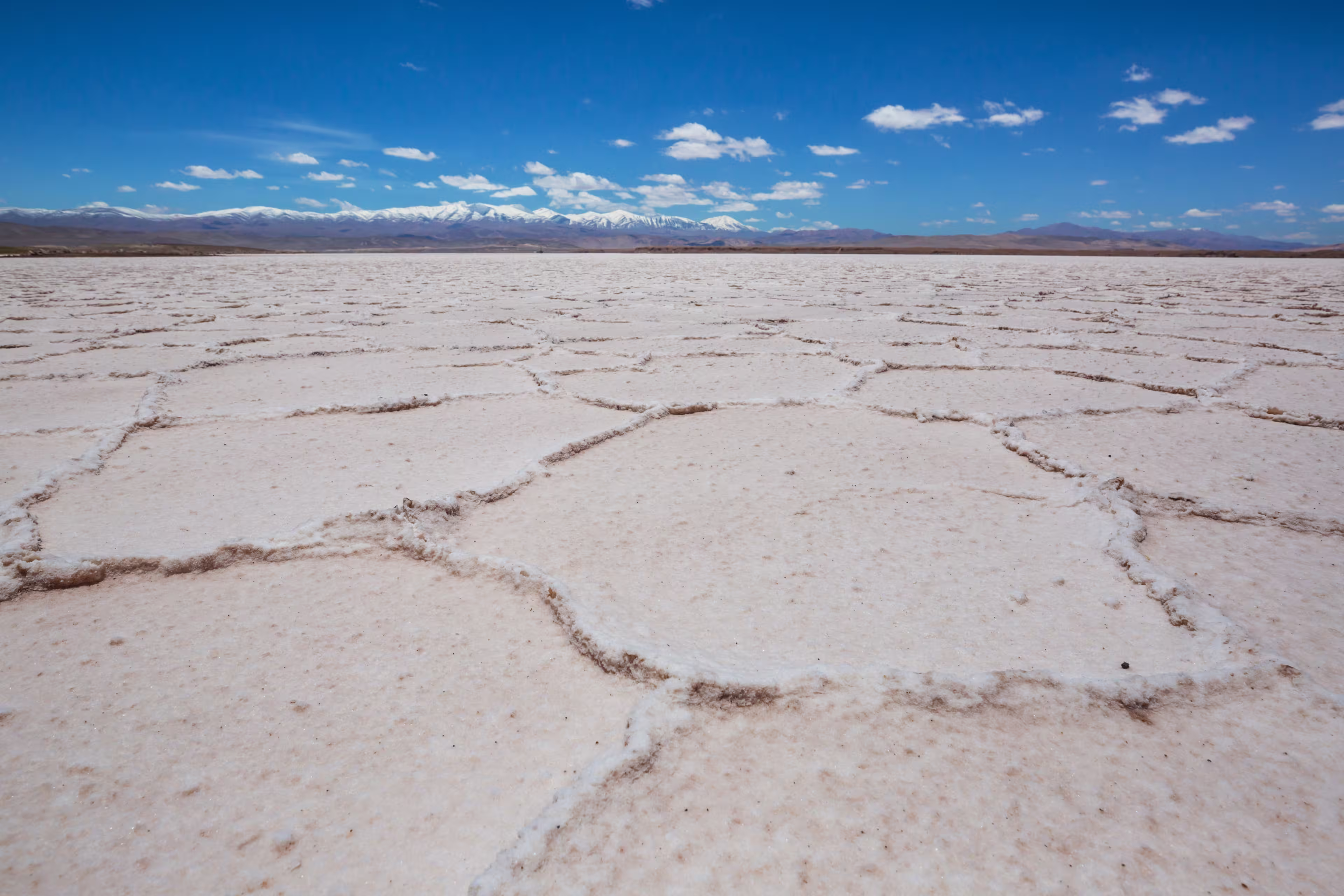 Salt desert in the Jujuy Province, Argentina