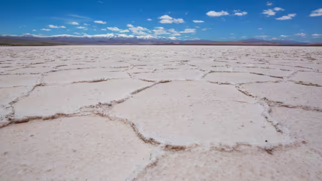 Salt desert in the Jujuy Province, Argentina