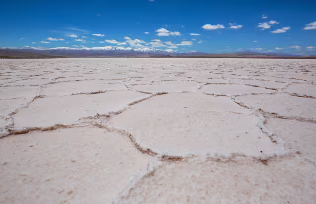 Salt desert in the Jujuy Province, Argentina