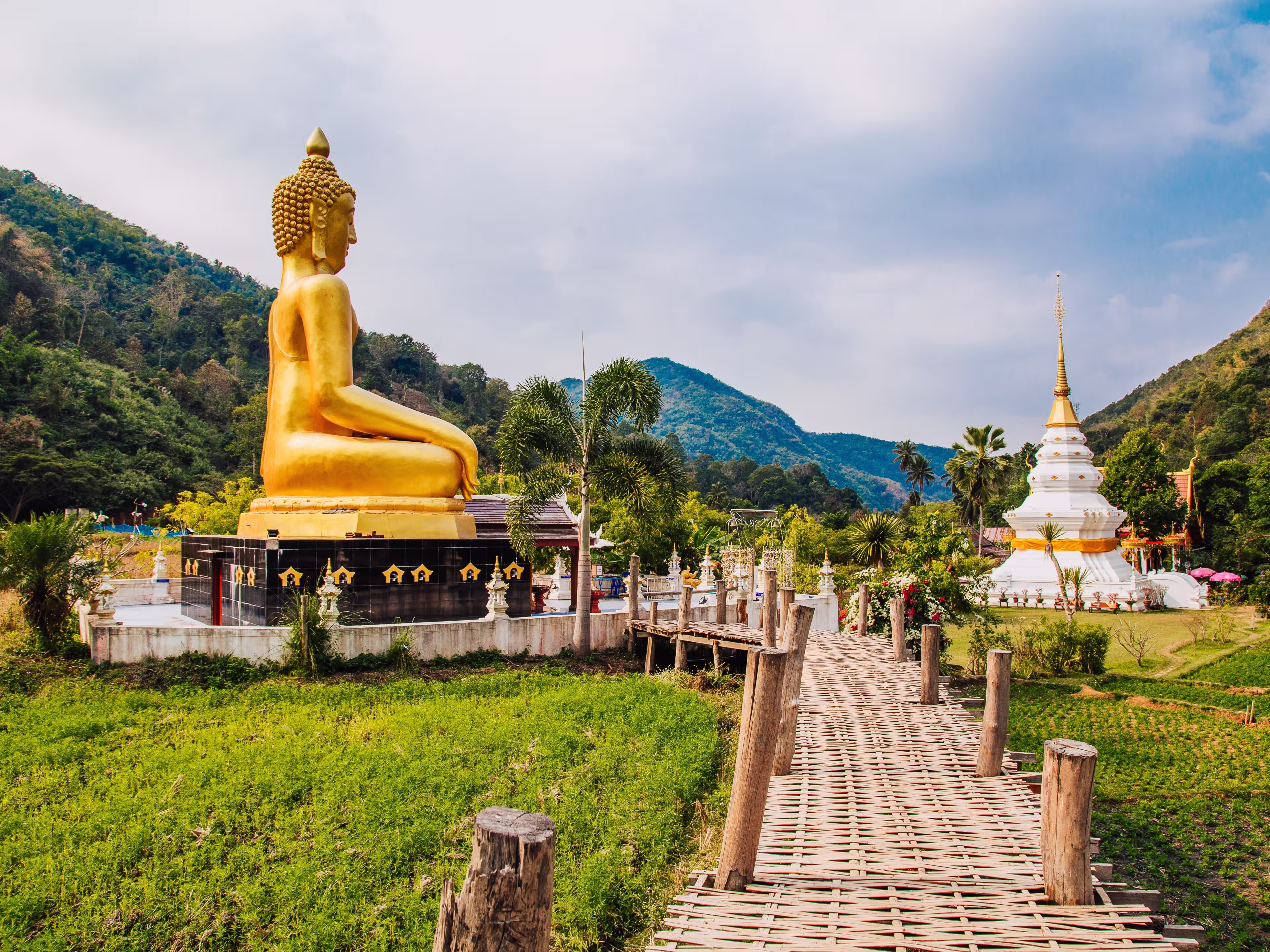 Wat Na Khuha Temple in Phrae Thailand