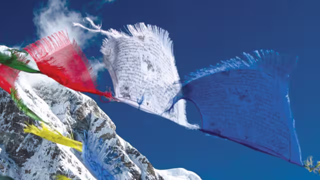 Nepalese prayer flags