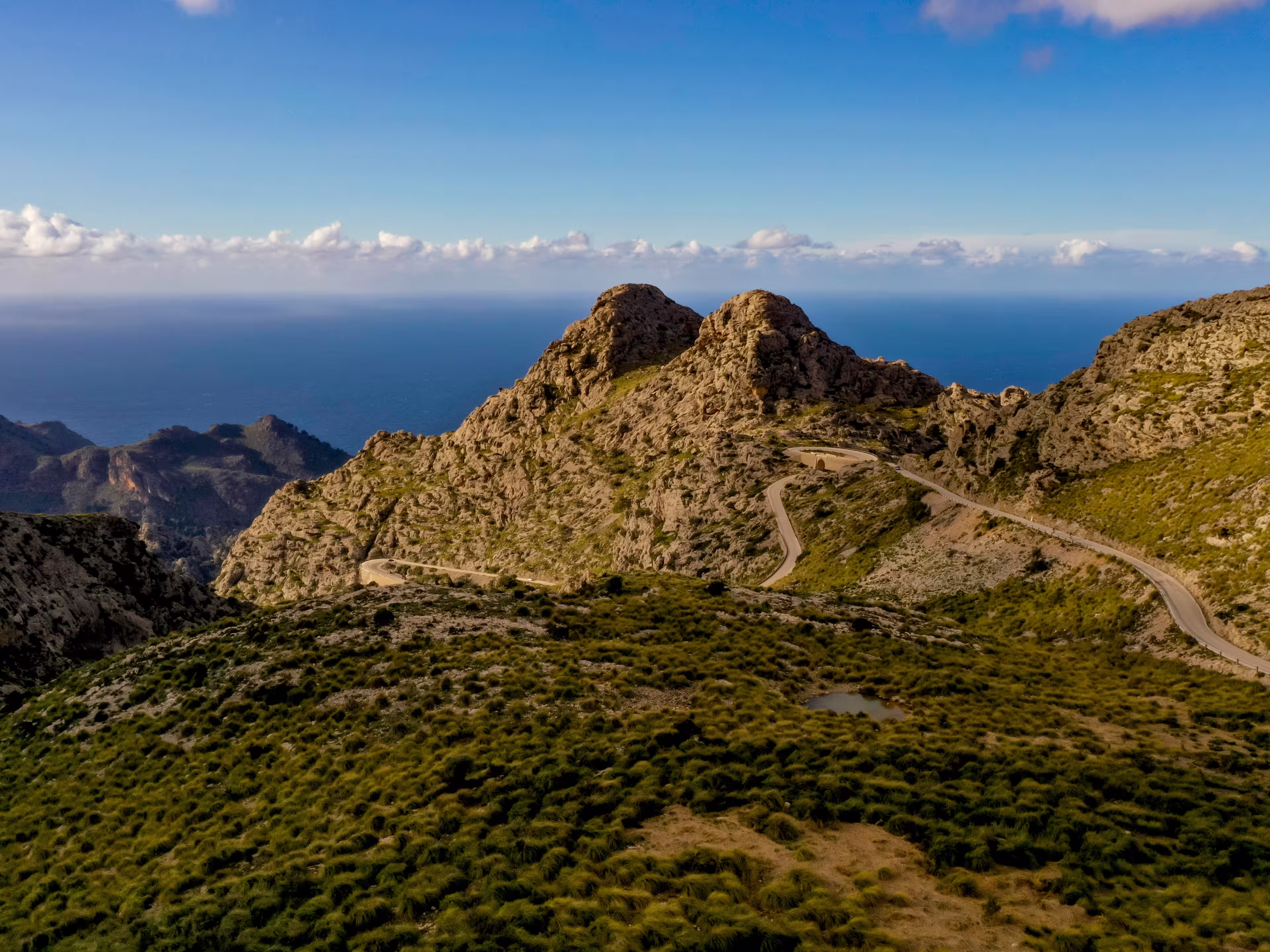 COLL DE SA BATAIA carretera hacia SA CALOBRA best road trips ever   Mallorca Island