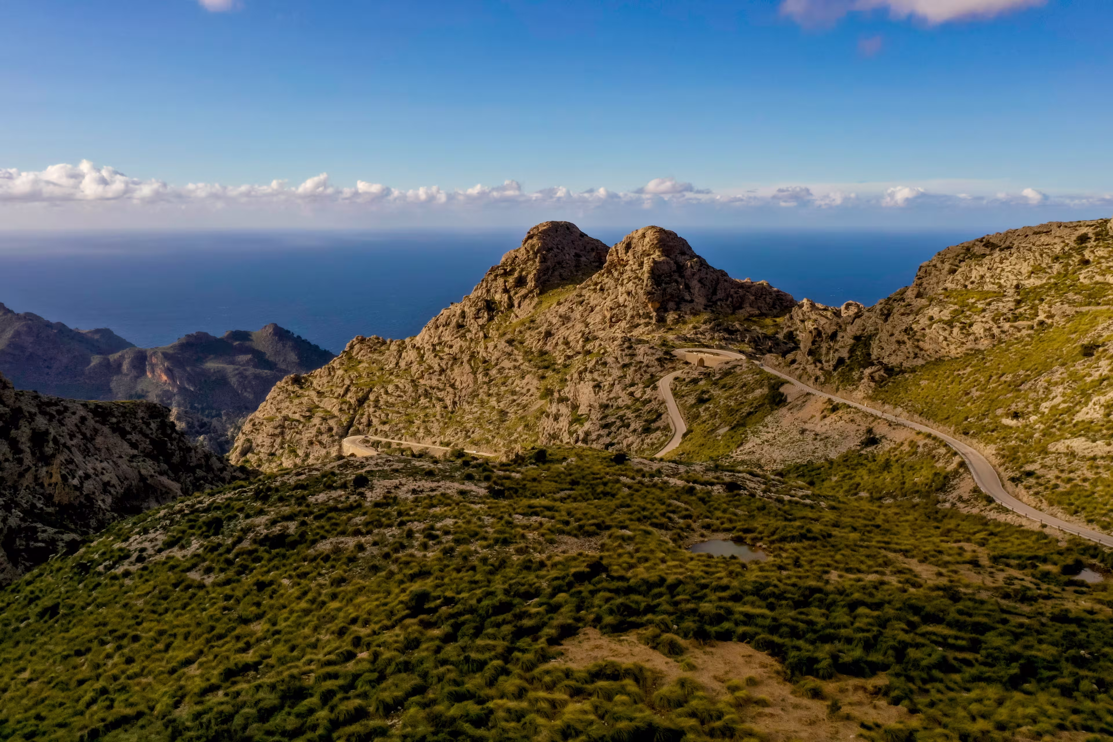 COLL DE SA BATAIA carretera hacia SA CALOBRA best road trips ever Mallorca Island