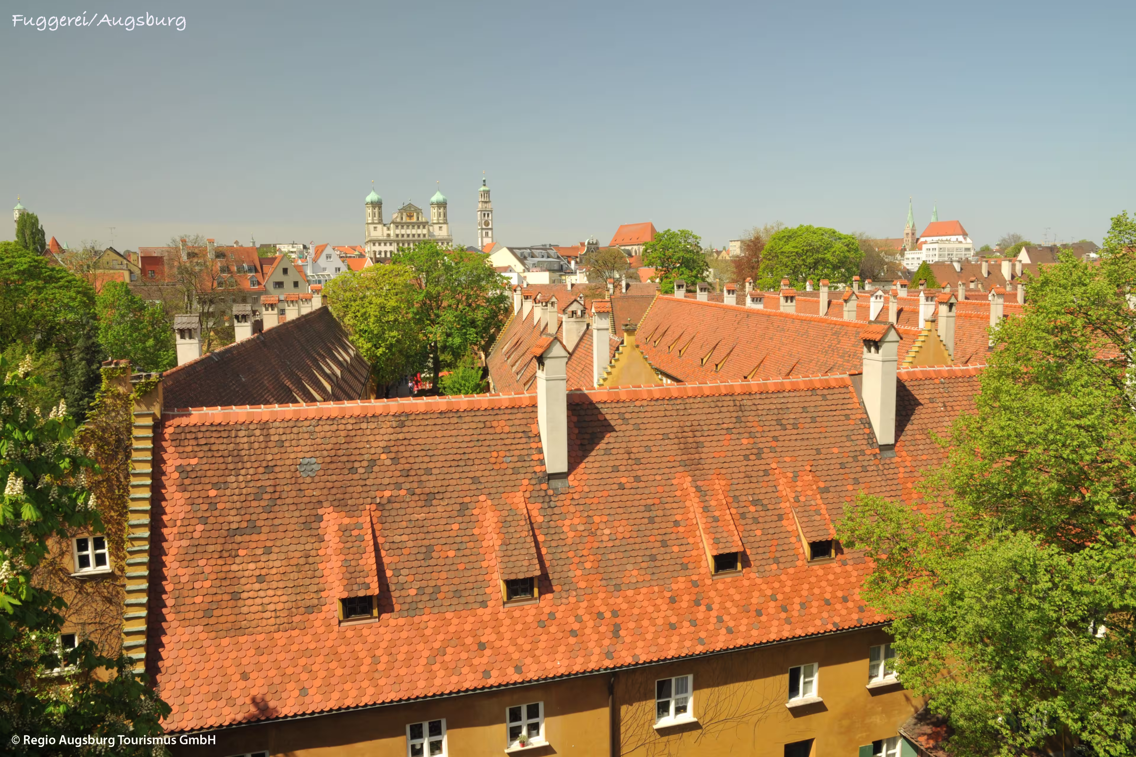 Fuggerhaus von oben