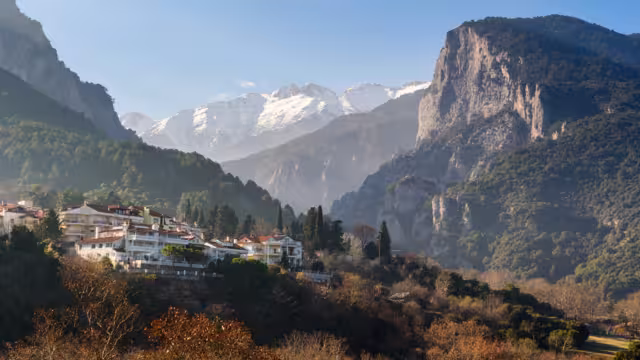 Olympos und Litochoro