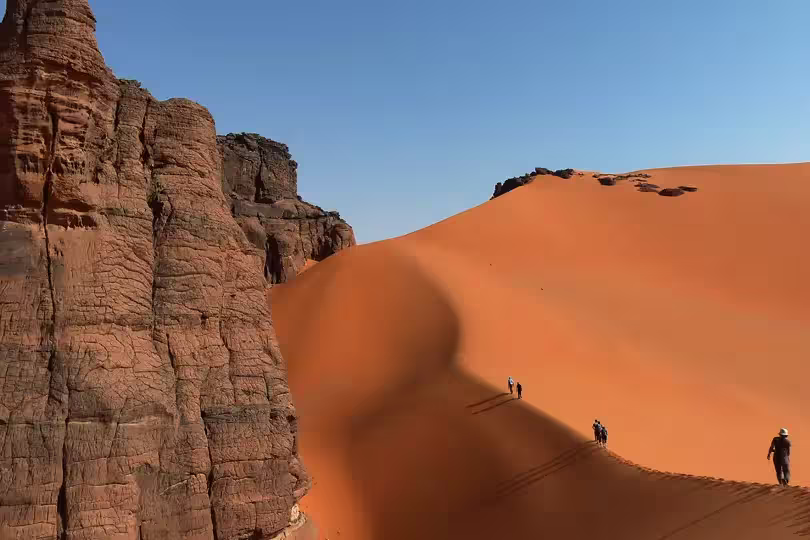 Algerien mit Egmont Strigl – Trekking durch die Dünen des Süd-Tadrart